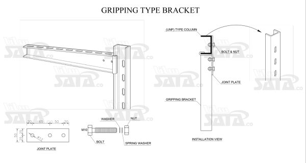 GRIPPING TYPE BRACKET