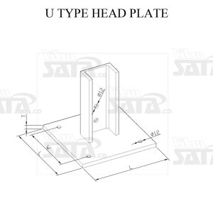 U TYPE HEAD PLATE