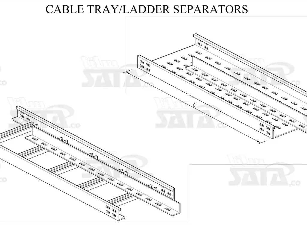 CABLE TRAY/LADDER SEPARATORS