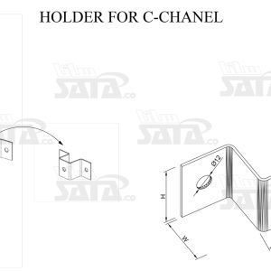 HOLDER FOR C-CHANEL