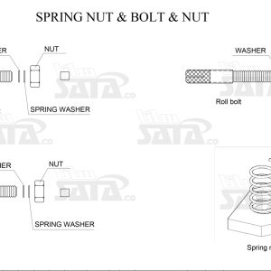 SPRING NUT & BOLT & NUT