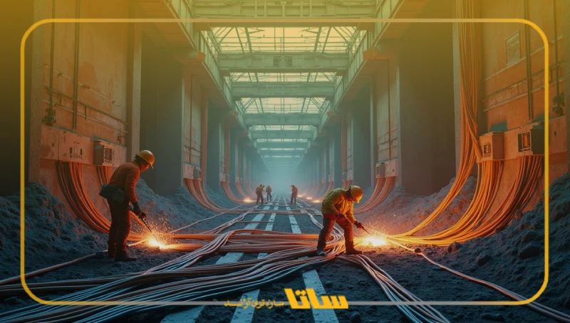 کابل‌ها در دل پروژه‌های صنعتی