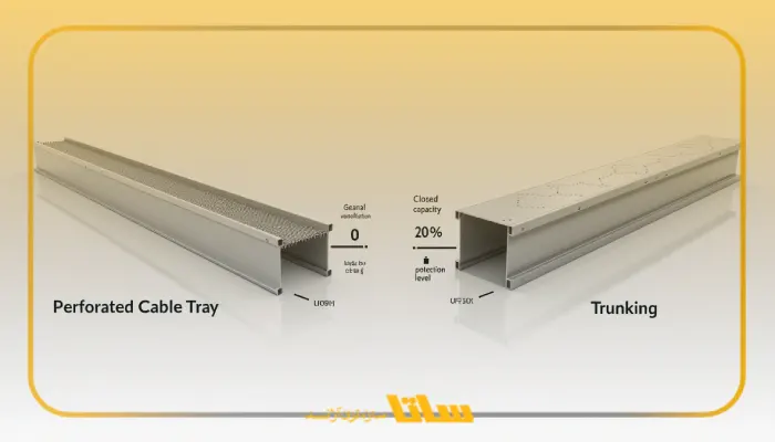 تفاوت‌های کلیدی سینی کابل مشبک و ترانکینگ: طراحی و عملکرد